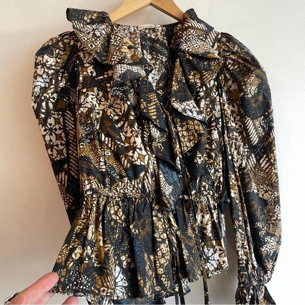 Ulla Johnson ruffle peasant top
